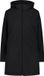 CMP Parka met capuchon voor dames, Polyester, Zwart, Maat 36