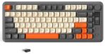Glimmer Gaming clavier - Clavier sans fil TKL 82 touches - Bluetooth et 2,4 GHz - Éclairage arc-en-ciel