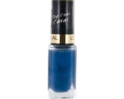L'Oréal Make-up Le Vernis 909 Saphyr Lurex - Blauw - Nagellak