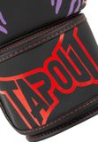 Tapout Origin Boxhandschuhe Aus Kunstleder (1Paar) Black/Red/Aubergine-12 OZ