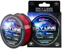 Cinnetic Sky Monofilament 300 M Red Inferno 0.24 mm