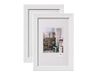walther design Grado HI824WD Fotolijsten, wit, 18 x 24 cm, houten frame, verpakking van 2