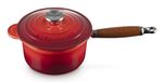 Le Creuset Casserole en acier inoxydable - 18cm - Cerise - 1.8L