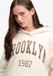 Superdry Athletic Essentials Hoodie Coupe décontractée Femme Desert Bone Blanc cassé/Marron