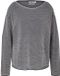 Tom Tailor - Katoenen gebreide trui met losse pasvorm - Maat XS - navy bubble structure