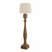 LOBERON Staande lamp Fernisto crème/bruin