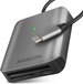 AXAGON CRE-S3C - Card reader - USB-C 3.2 Gen 1 - SD/microSD/CF - UHS-II - Grijs