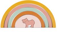 Trixie Houten Stapelregenboog Mrs. Cat - 12m+ - Stapelspel – FSC® Hout