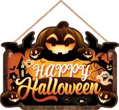 Fiestas Guirca Houten Hangbord Halloween - 35 x 20 cm