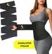 Shapewear Waist Trainer Corset - Zwart - One Size - Unisex