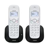 VTech CS1551 draadloze DECT-telefoon met 2 handsets met oplader, antwoordapparaat, oproepblokkering, beller-identificatie/oproep in wachttijd, handsfree luidspreker, display en toetsenbord met achtergrondverlichting