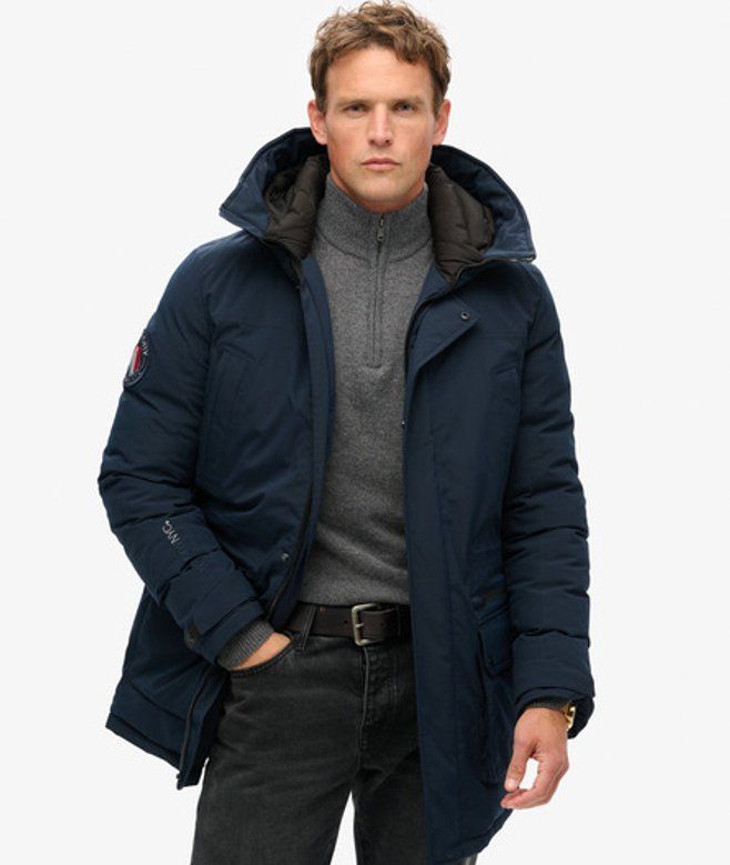 Superdry CITY PADDED PARKA JACKET Heren Jas - Maat S