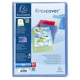 Exacompta showmap Kreacover Chromaline A4 40 hoezen willekeurige kleur