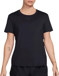 NIKE W NK ONE CLASSIC DF SS TOP Dames Sporttop - Zwart - Maat XS