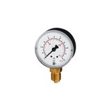 RIEGLER 101659-104-KD Standaard mano, kunststof, G 1/4 onderaan, 0-4,0 bar/58 psi, Ø 50, 1 st.