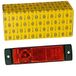 HELLA 2TM 008 645-951 Breedtelicht - LED - 24V - Opbouw/Schroefaansluiting - Lenskleur: Rood - LED lichtkleur: Rood - Kabel: 500mm - Achter