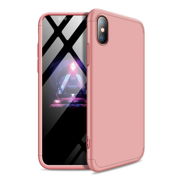 Stuff Certified Xiaomi Redmi 7A Full Cover - 360° Body Hoesje Case + Screenprotector Roze