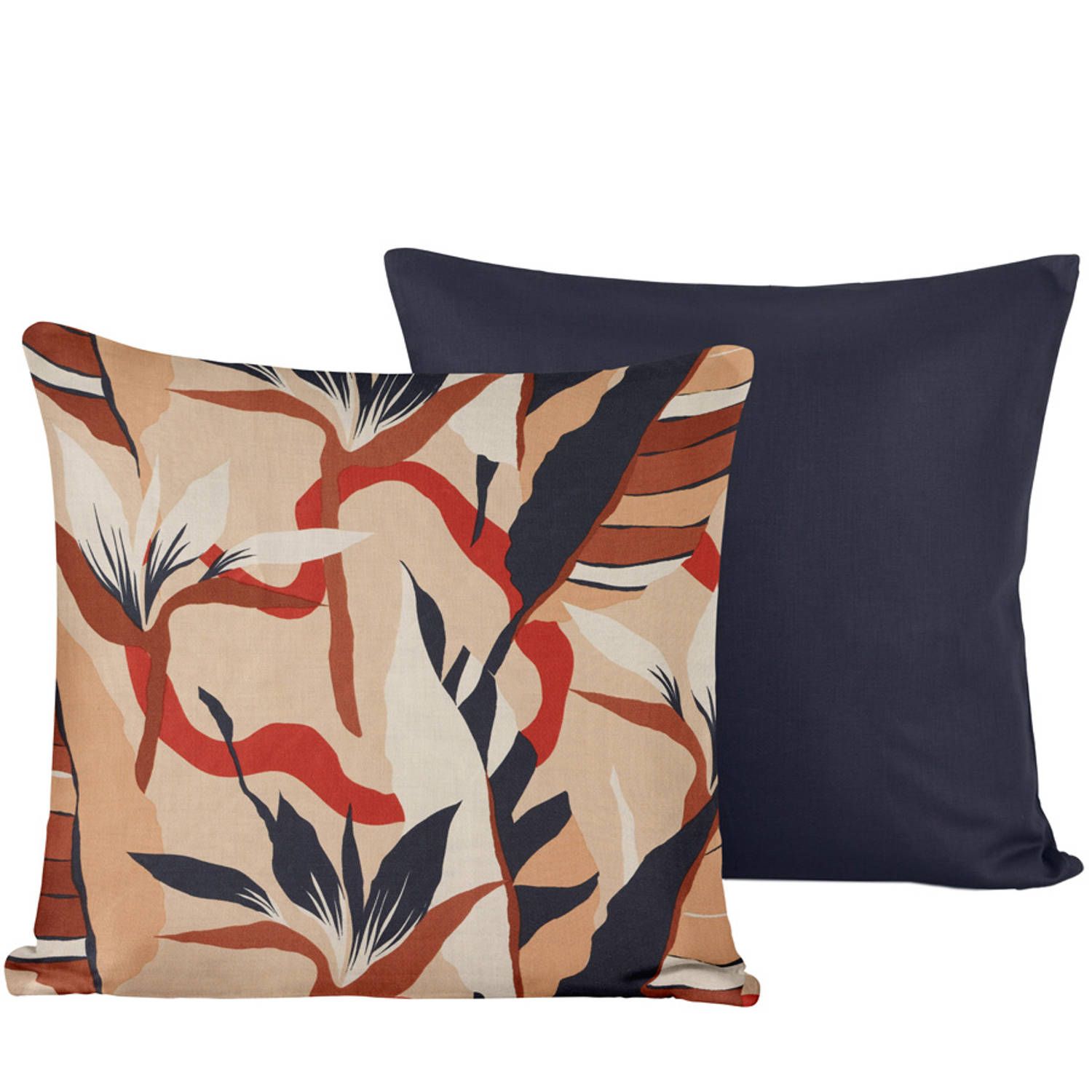 De Witte Lietaer Sierkussensloop Junglecat Dress Blues - 40x40 cm - Blauw