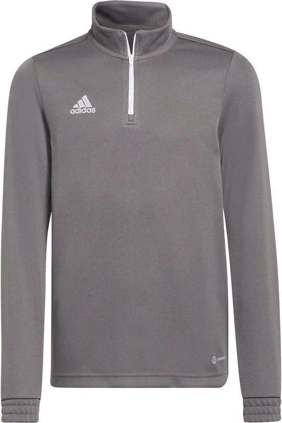 adidas Entrada 22 Sporttrui Unisex - Maat 164 - grijs - wit