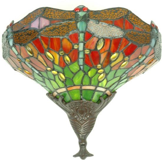 Arcade AL0330 - Wandlamp - Tiffany lamp - Multicolor - Glas