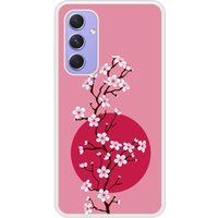 Samsung Bedrukt siliconen hoesje compatibel met Galaxy A54 5G Cherry blossom
