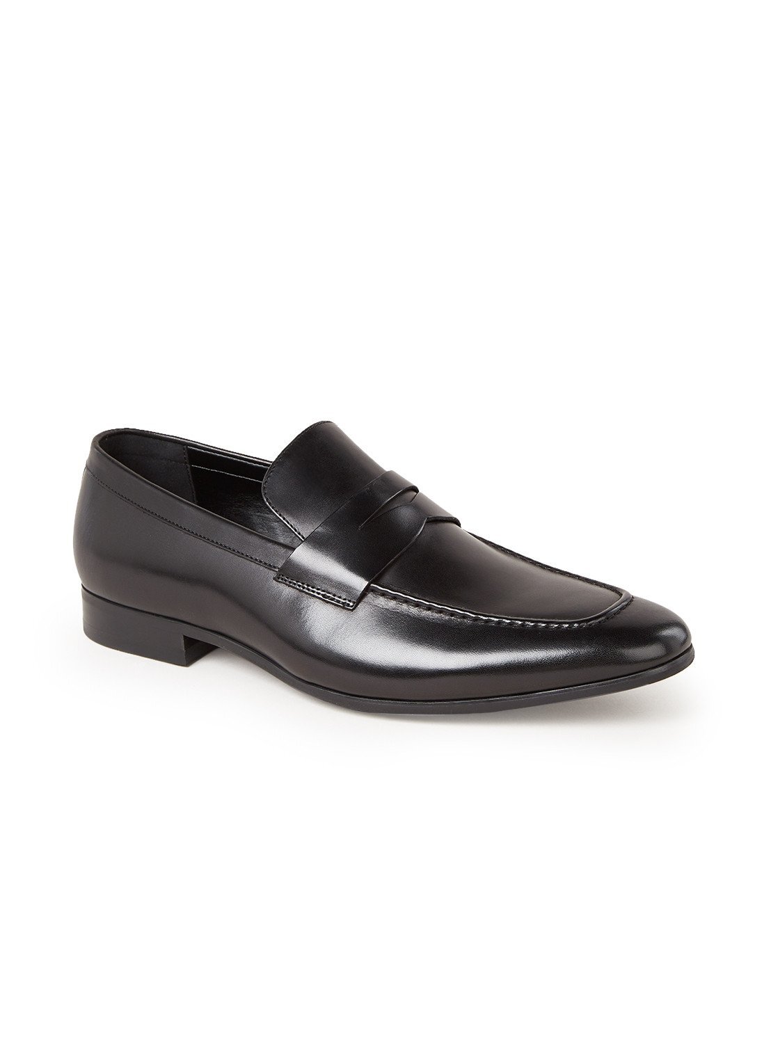 Dune London Server loafer van leer