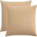 vidaXL Kussensloop HEERLEN Crèmekleurig 65 x 65 cm Stof