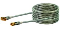 Schwaiger KVCWHD100 532 coax-kabel 10 m F Transparant, Wit