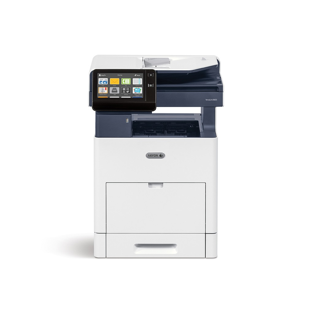 Xerox VersaLink B605 A4 56 ppm dubbelzijdig kopiëren/printen/scannen (verkoop) PS3 PCL5e/6 2 laden, totaal 700 vel (GEEN ONDERSTEUNING VOOR FINISHER)