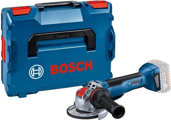 Bosch Professional GWX 18V-10 P Accu Haakse Slijper 125mm 18V X-LOCK Basic Body in L-Boxx - 06019J4201