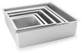 Ibili Extra Hoge Rechte Vierkante Vorm 12.50x10 Cm Zilver