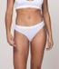 Undiemeister Bikini Slip Dames Slim Fit Platte Naden Tencel Ondergoed - Chalk White (Blanc) - Taille XXL