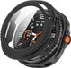 Strap-it Hard case hoesje met screen protector glas - geschikt voor Samsung Galaxy Watch 8 Classic 46mm (zwart)