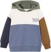 Vertbaudet Sweater met colorblock en capuchon Basics jongens