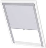 vidaXL - Rolgordijn - verduisterend - wit - MK06 - GGL - en - GGU