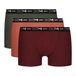 DIM Boxer Ademend Stretch Katoen Optimale Ondersteuning x3, Rge Chili/Rge Aarde/Vrt Ten, L