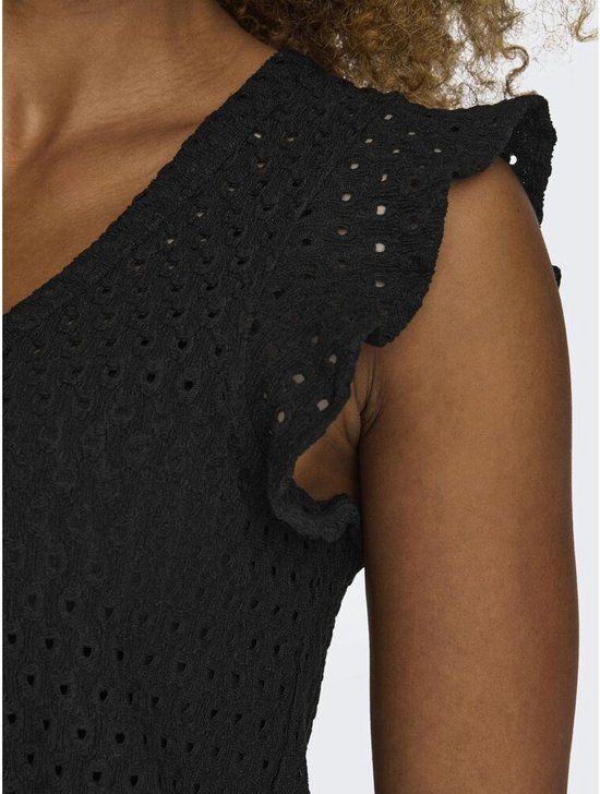 ONLY ONLELISA S/L V-NECK JUMPSUIT JRS - Black - Women's - Size S