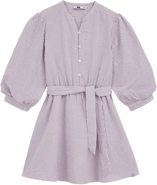 WE Fashion Meisjes jurk met ballonmouwen