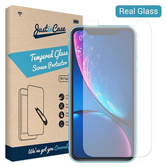 Just in Case screenprotector geschikt voor iPhone 11 - Screenprotector Gehard Glas