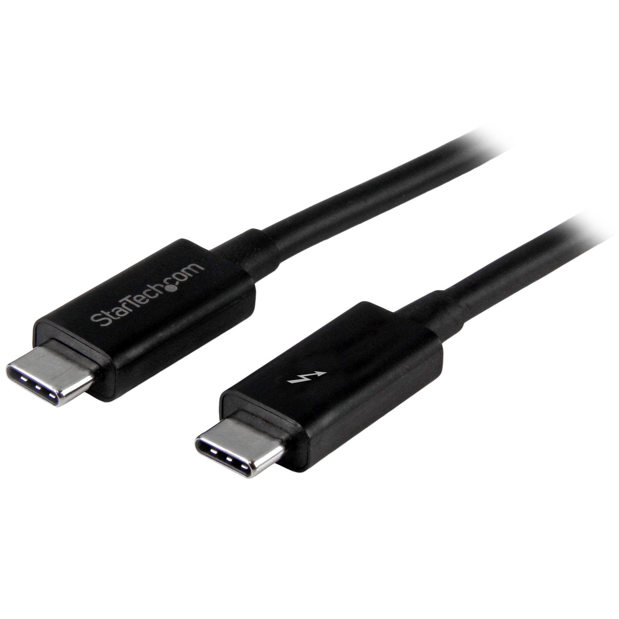 StarTech.com 1m Thunderbolt 3 (20Gbps) USB-C kabel - Zwart