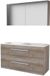 Basic Line Comfort 46 Badkamermeubelset - 120 x 46 cm - Bruin