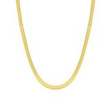 Lucardi Dames Roma Ketting - Staal - Goudkleurig - 45 cm