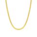 Lucardi Dames Roma Ketting - Staal - Goudkleurig - 45 cm