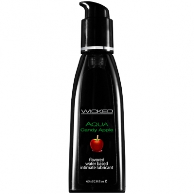 Wicked - Aqua Candy Apple Waterbasis Glijmiddel 60 Ml