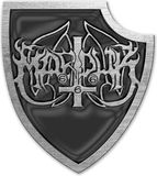 Rock Off Marduk Panzer Crest Pin - Zwart/Zilverkleurig