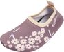 Playshoes Kinder Barfuß-Schuhe Blümchen 174930 Violett-24/25