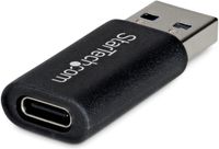 StarTech.com USB-A naar USB-C Adapter, Zwart