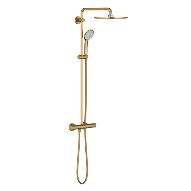 GROHE Euphoria XXL 310 Regendouche Set - Cool Sunrise Geborsteld (Mat Goud) - 26075GN0