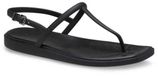 Crocs Miami Thong Flip teenslippers voor dames, zwart, maat 42/43