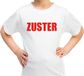 Bellatio Decorations Shoppartners Bv Zuster verkleed t-shirt wit voor kids - verpleegster carnaval / feest shirt kleding / kostuum / kinderen 146/152